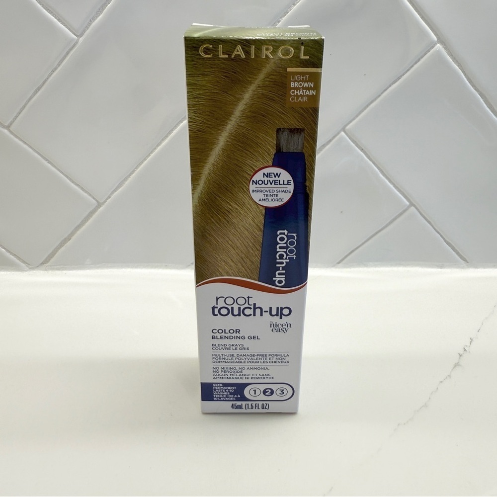 NIB! Clairol Root Touch-Up Gel Light Brown Semi-Permanent Hair Color